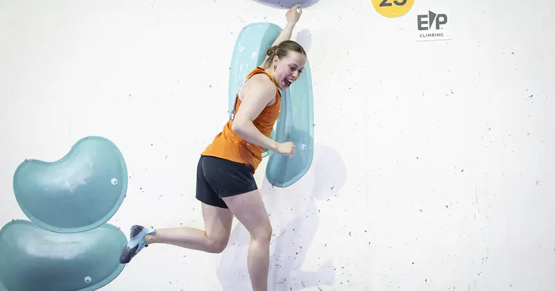 Amber Schiffeleers in actie